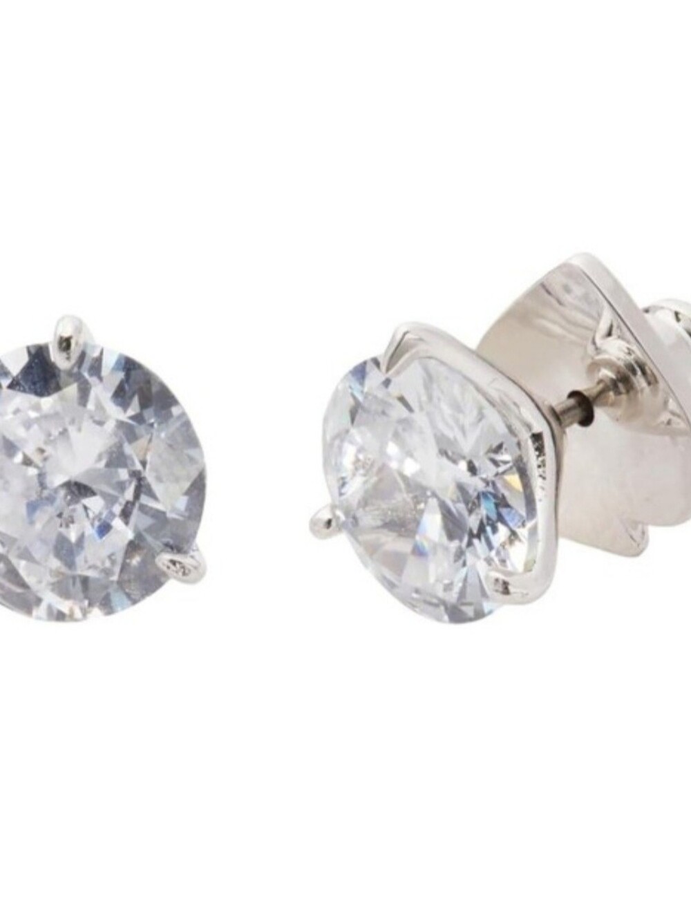 Kate Spade Rise & Shine Silver Stud Earrings NWT